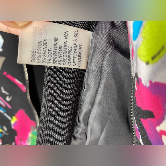 Peter Nygard stretch jacket, size Sm Pink multicoloured Longsleeves - Picture 7 of 12